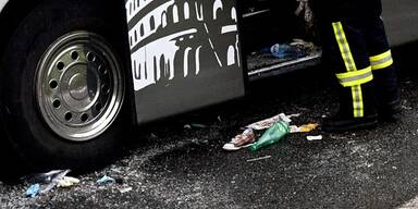 Busunfall nahe Berlin