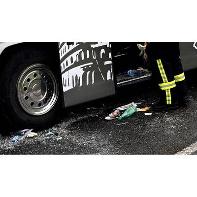 Busunfall nahe Berlin