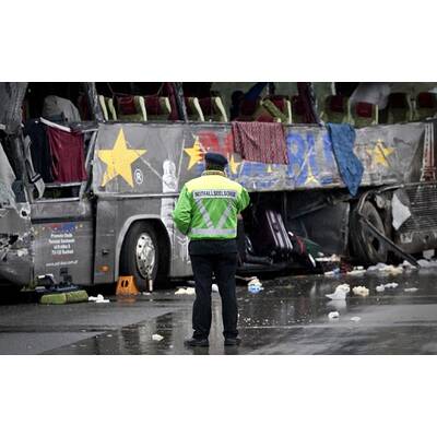 Busunfall nahe Berlin