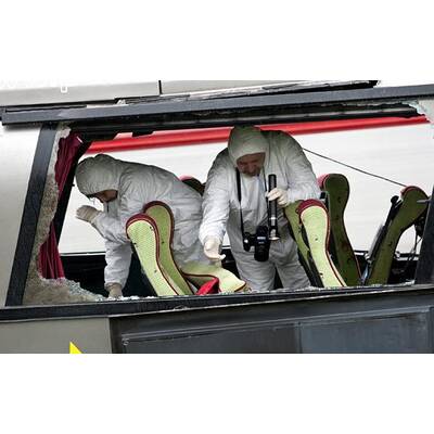 Busunfall nahe Berlin