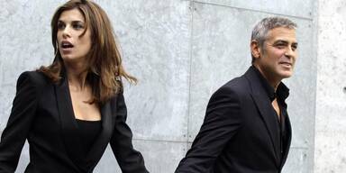 Elisabetta Canalis & George Clooney