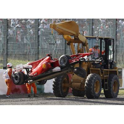 Horror-Crash: Massa räumt Liuzzi ab