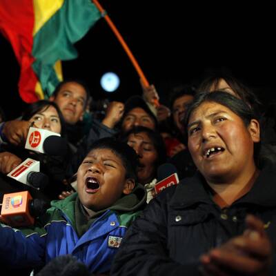 Chile-Kumpel: Ihre Familien fieber mit