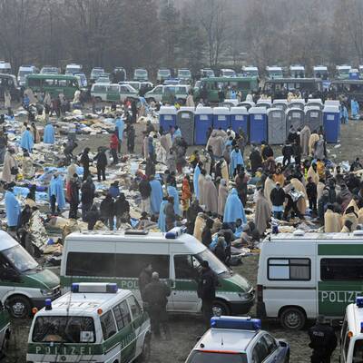 Proteste bei Castor-Transport