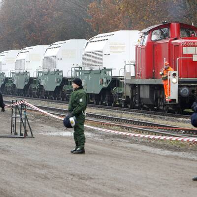 Proteste bei Castor-Transport
