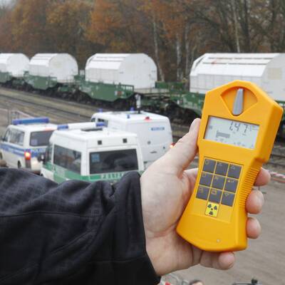 Proteste bei Castor-Transport