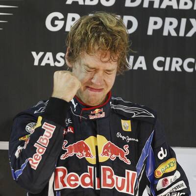 So wild feierte Vettel seinen WM-Titel