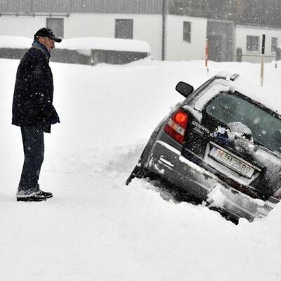 40 cm Neuschnee in Österreich