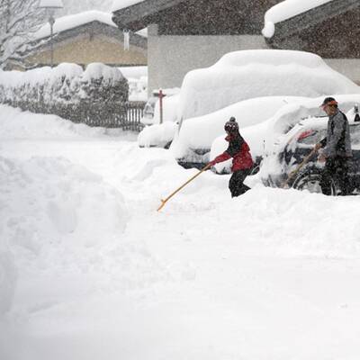 40 cm Neuschnee in Österreich