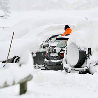40 cm Neuschnee in Österreich