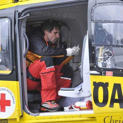 Horror-Sturz von Grugger: Der Abtransport