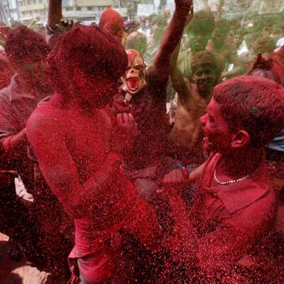 Buntes Treiben in Indien