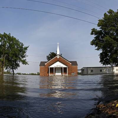 Pegel von 19,5 Meter