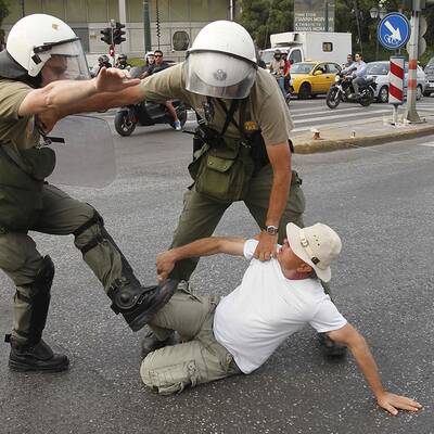 Massive Streiks und Proteste in Griechenland