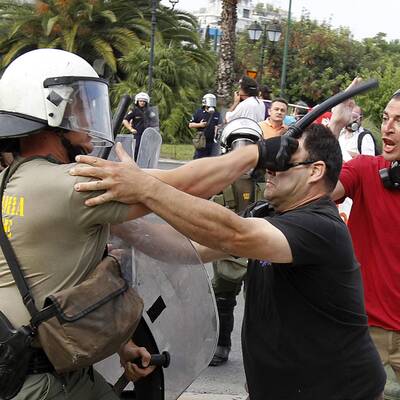 Massive Streiks und Proteste in Griechenland