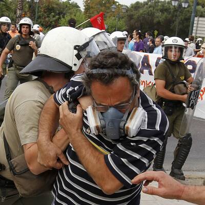 Massive Streiks und Proteste in Griechenland