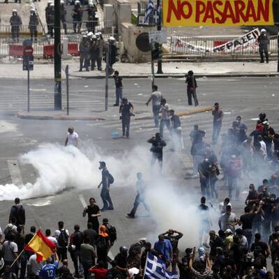 Massive Streiks und Proteste in Griechenland