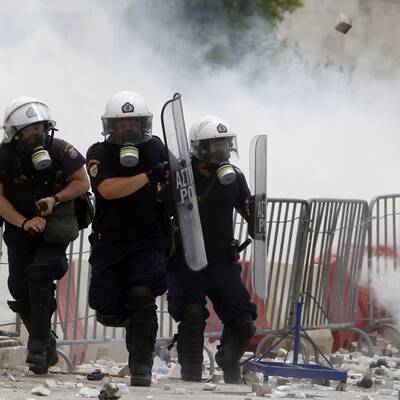 Massive Streiks und Proteste in Griechenland