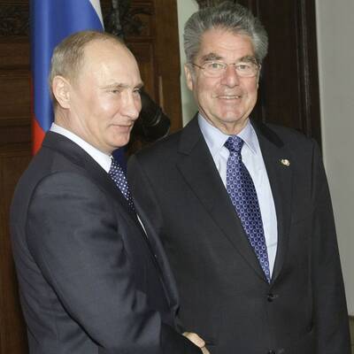 Heinz Fischer bei Putin