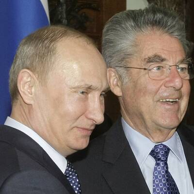 Heinz Fischer bei Putin
