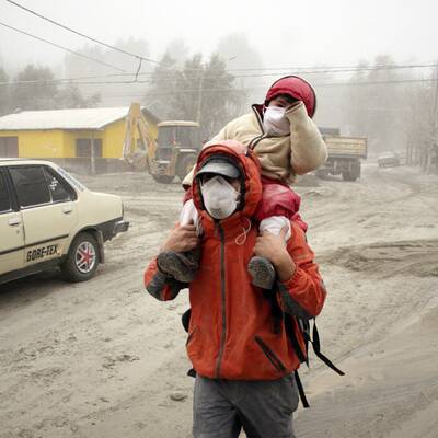 Vulkan Puyhue: Asche liegt hoch wie Schnee im Winter