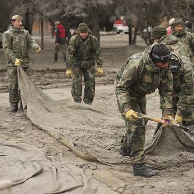 Vulkan Puyhue: Asche liegt hoch wie Schnee im Winter