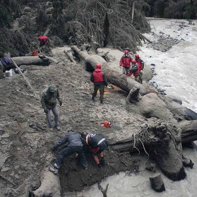 Vulkan Puyhue: Asche liegt hoch wie Schnee im Winter