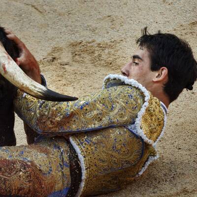 Jimenez Fortes wird vom Stier aufgespießt