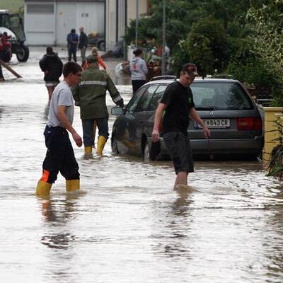 Land unter in Österreich