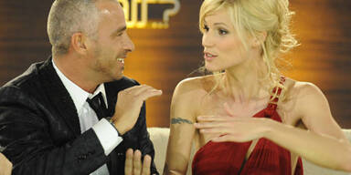 Hunziker turtelt mit Ramazotti auf Couch