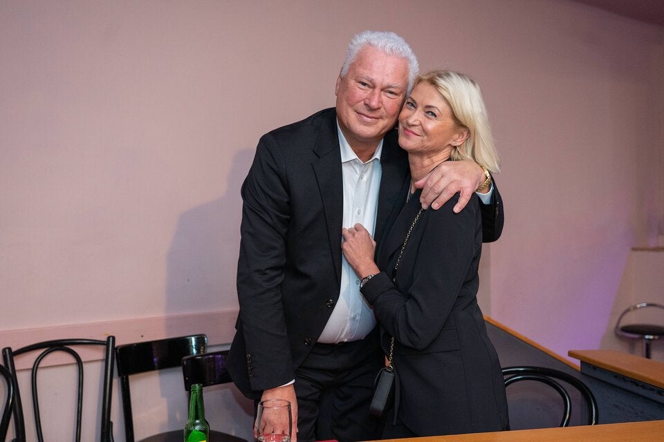 Toni Polster und Gattin Birgit. 