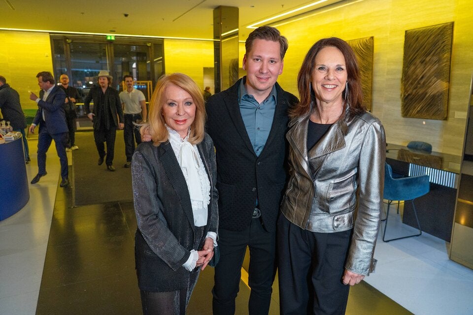 Gerda Rogers, Clemens Trischler und Vera Russwurm.
