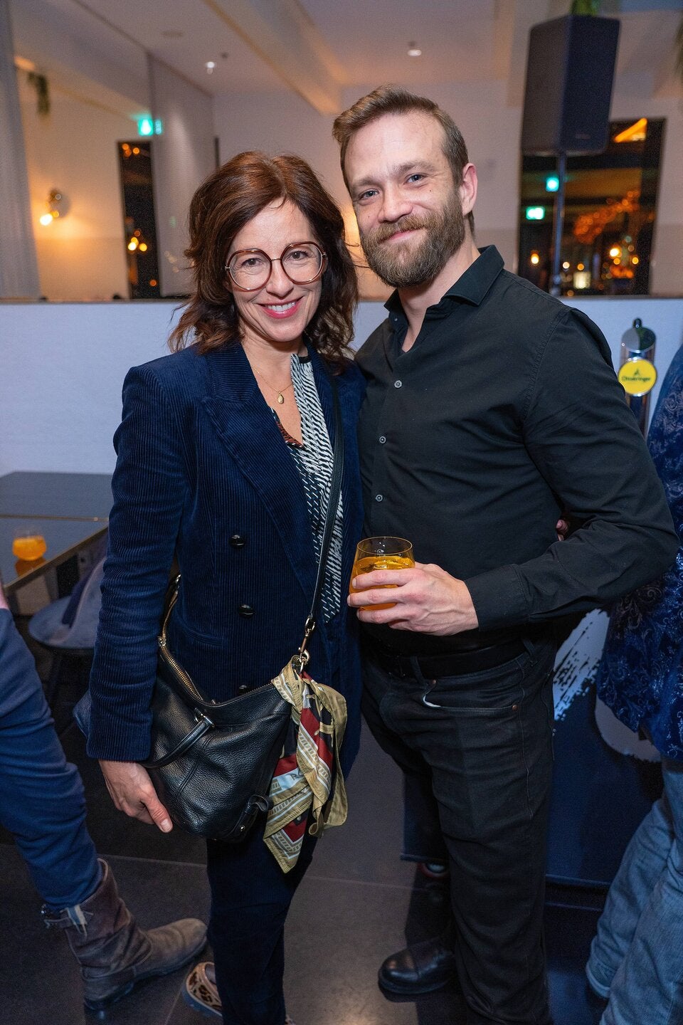 Michael Steinocher mit Vollbart und Mähne beim Neujahrsempfang