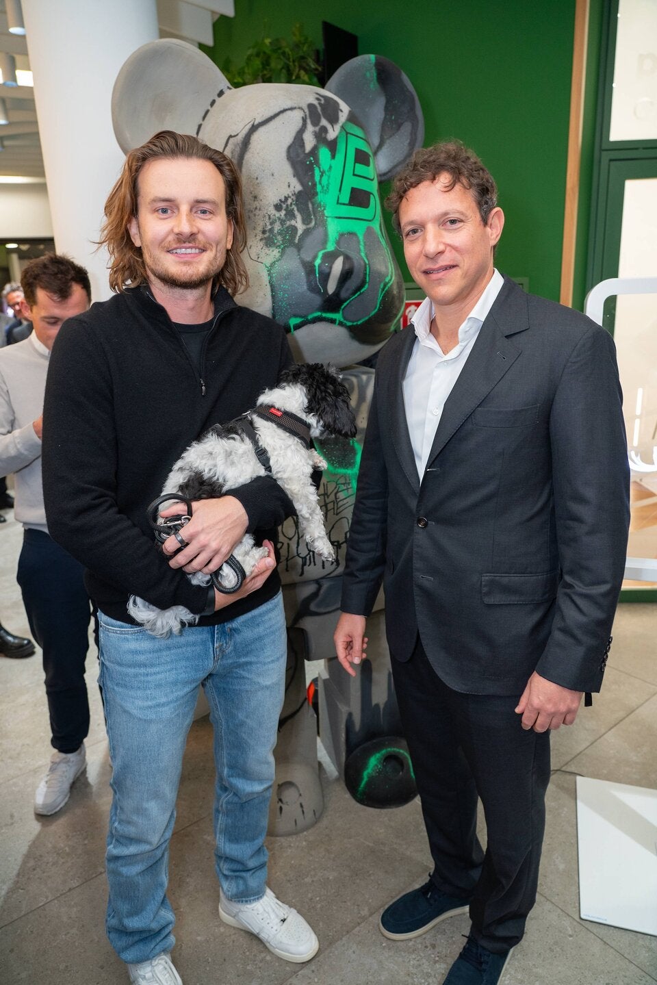 Bitpanda CEO Eric Demuth und Steelcoin-Gründer Marcel Javor  