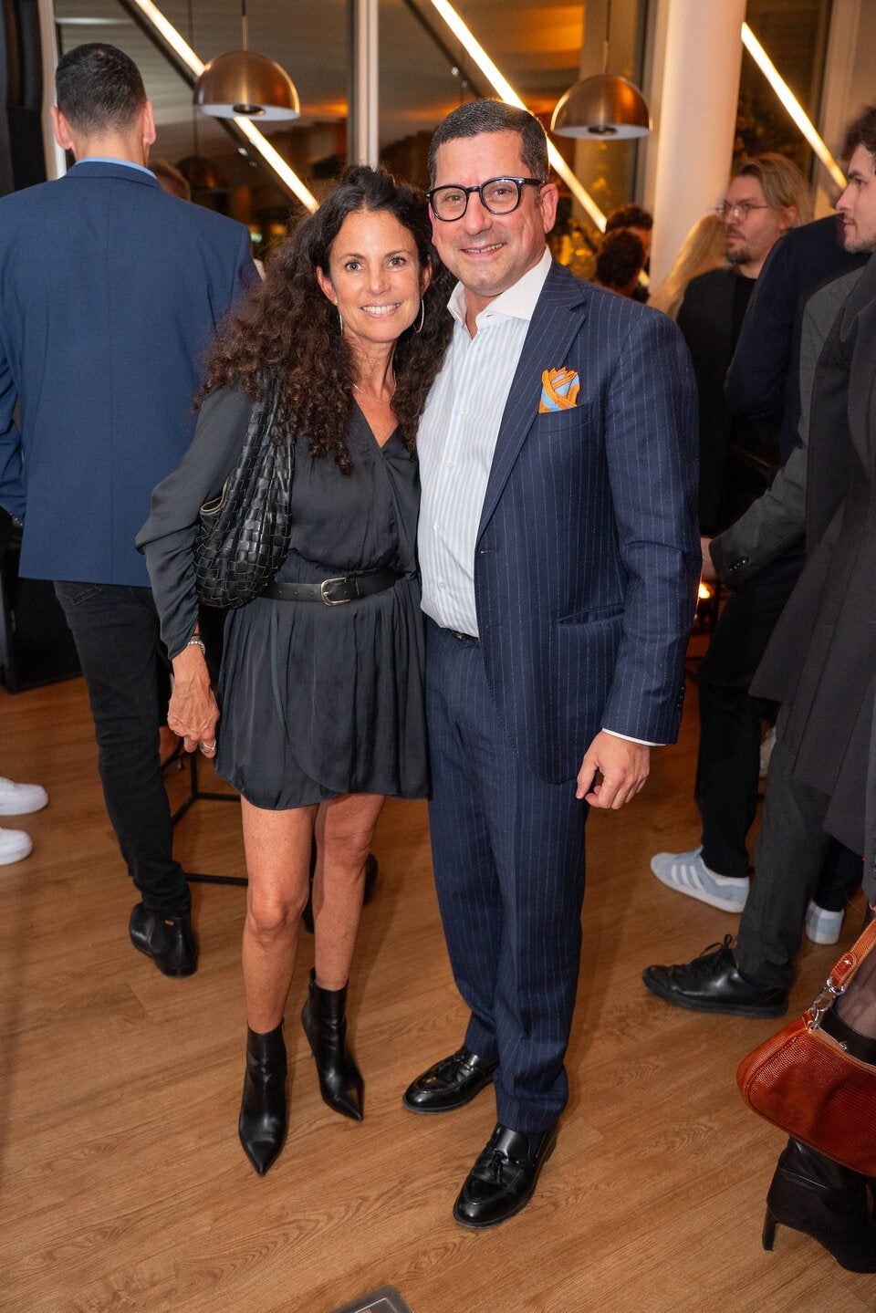 Rewe-Chef Marcel Haraszti feierte mit.