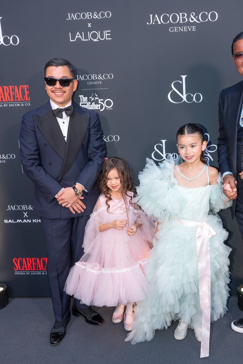 Martin Ho mit seinen Töchtern Ivy und Yves