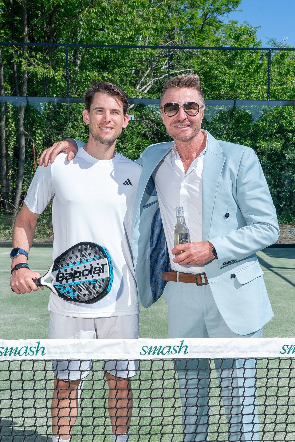 Dominic Thiem und Leo Hillinger
