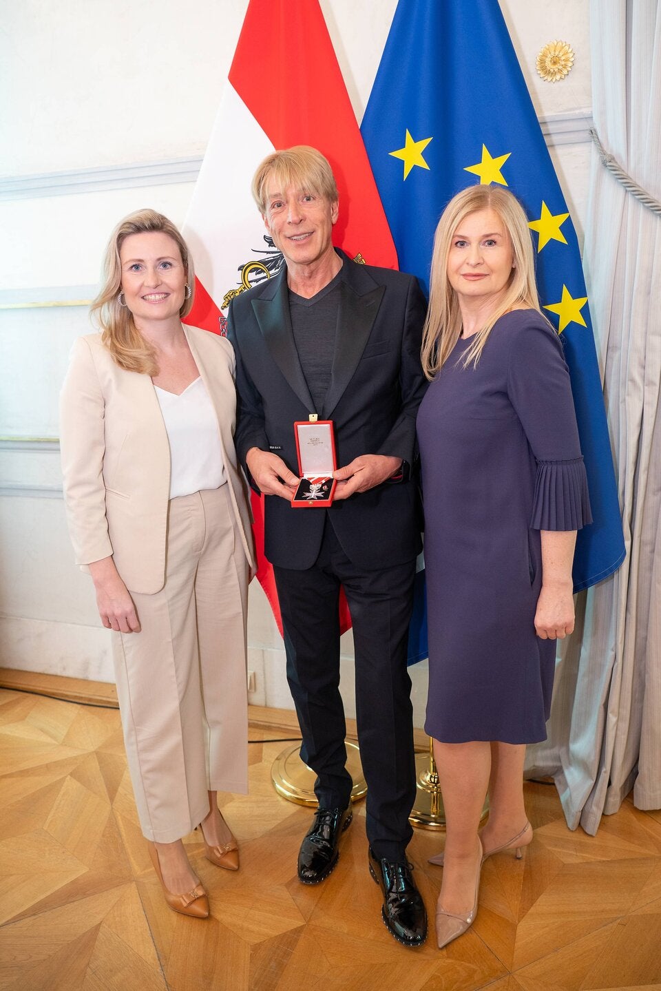 Dominic Heinzl und Sonja Sarközi