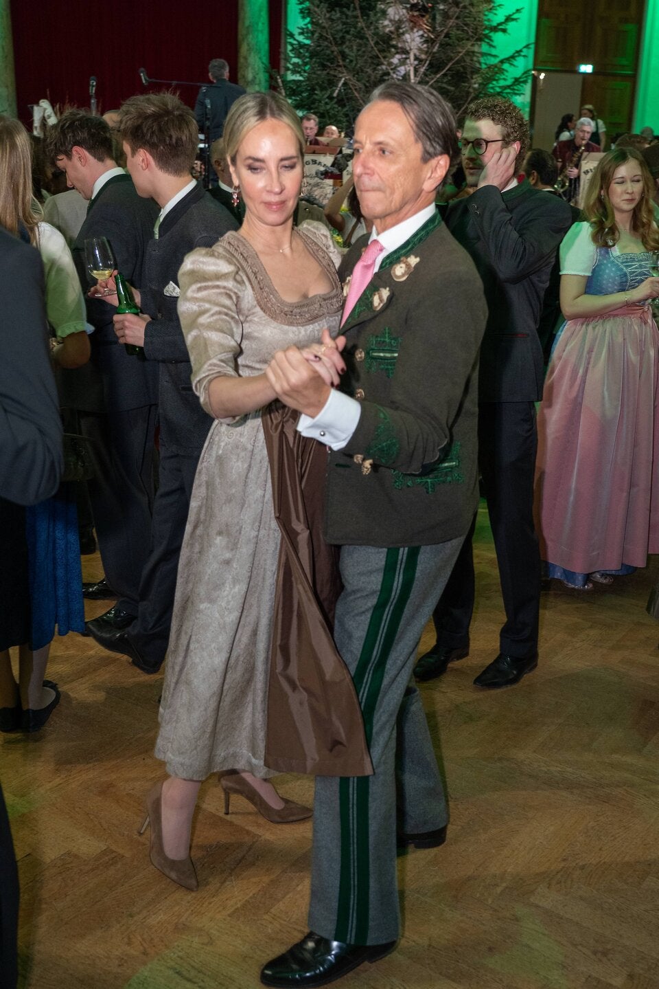 Nadja Bernhard und Christian Rainer legten eine heiße Sohle aufs Parkett