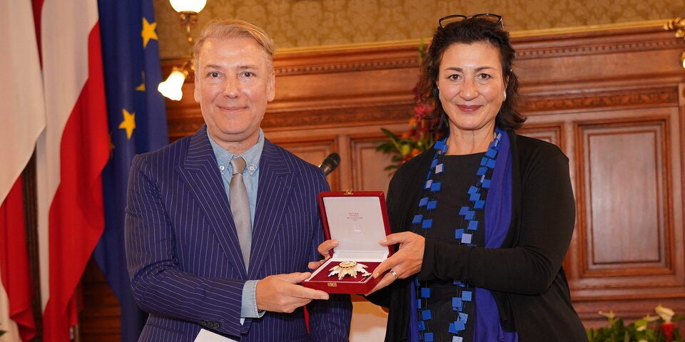 Atil Kutoglu und Veronica Kaup-Hasler