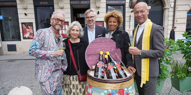 Franz Josef Baur, Brigitte Karner, Markus Artner, Arabella Kiesbauer und Toni Faber