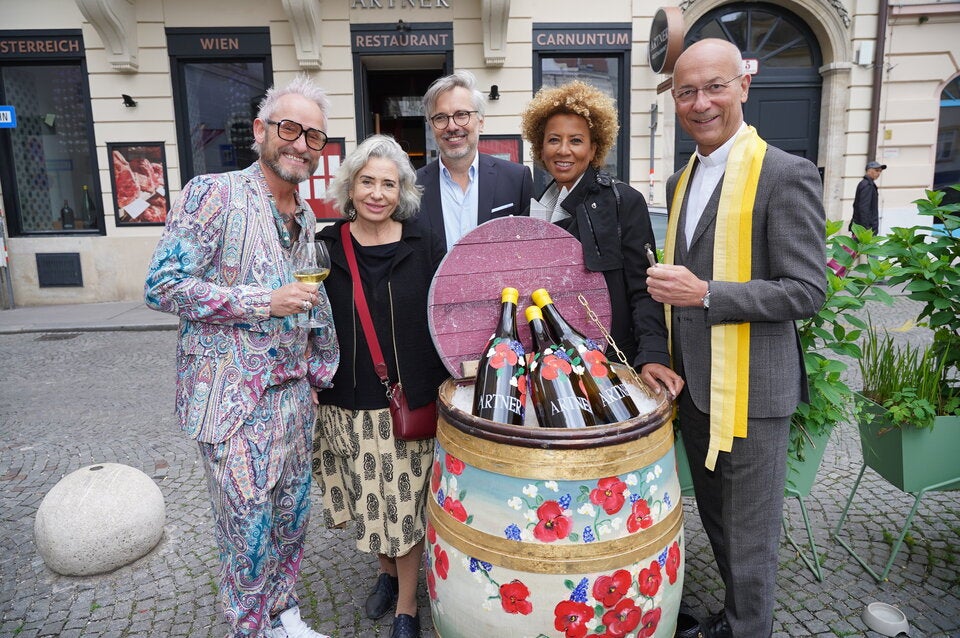 Franz Josef Baur, Brigitte Karner, Markus Artner, Arabella Kiesbauer und Toni Faber