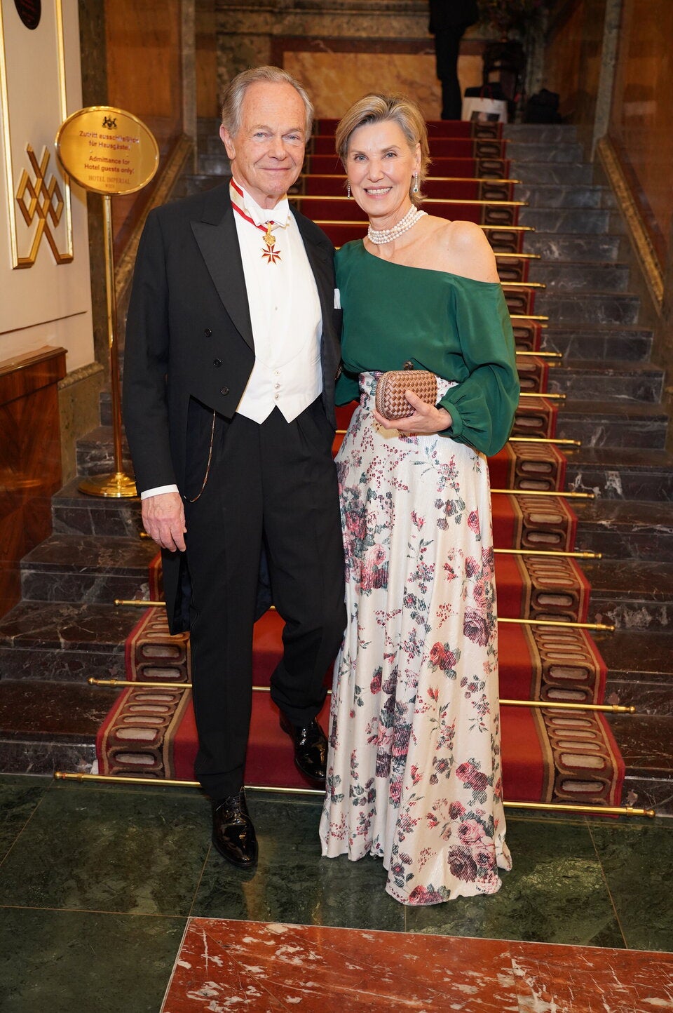 Wolfgang Treichl mit Desiree Treichl-Stürgkh