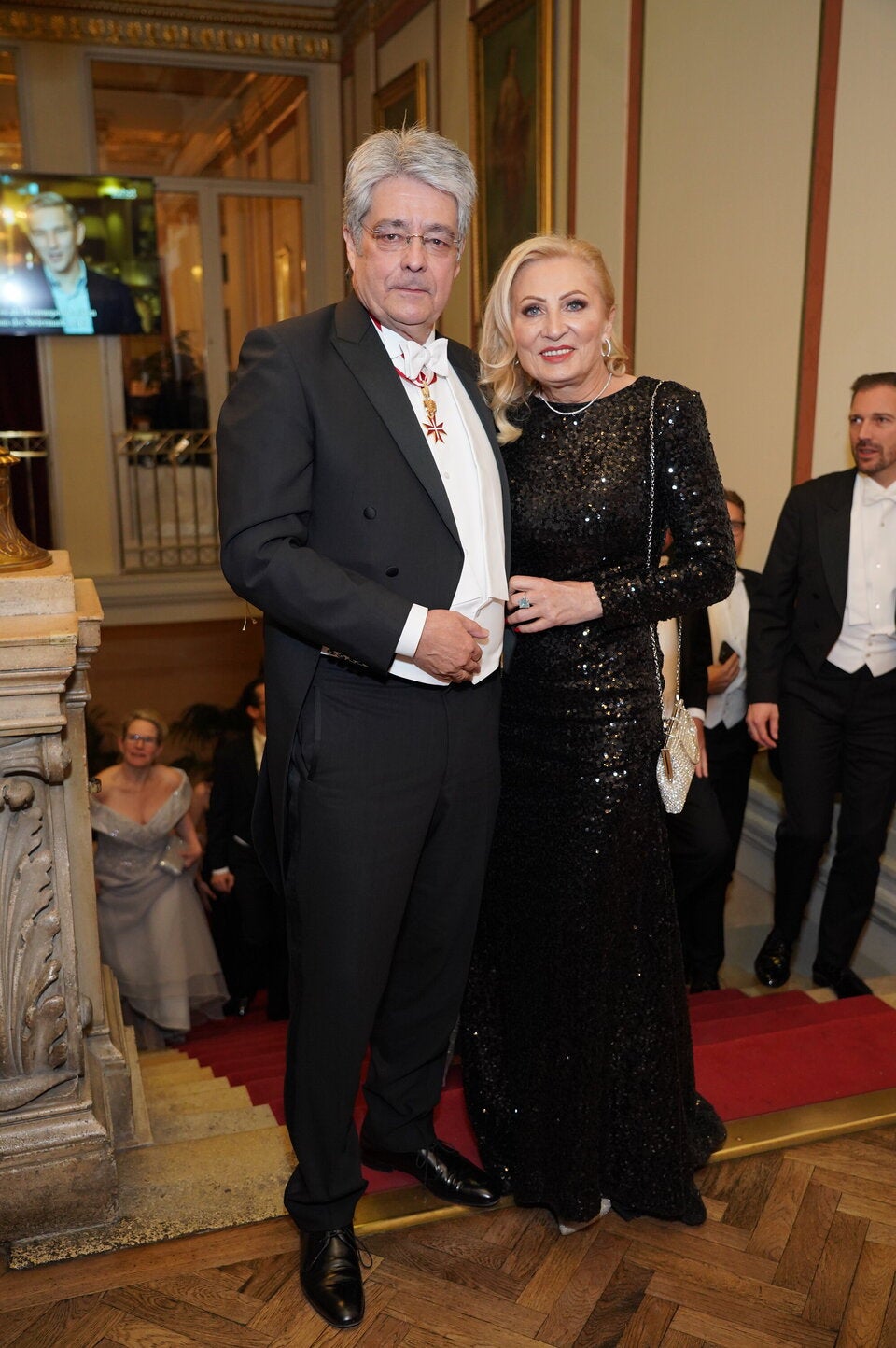 Wolfgang Hesoun mit Gattin