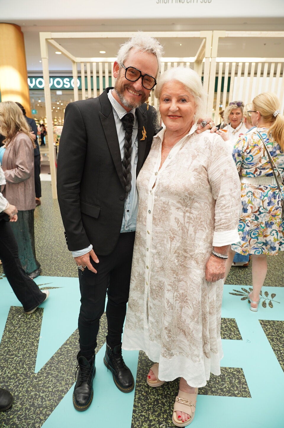 Franz Josef Baur und Marika Lichter.