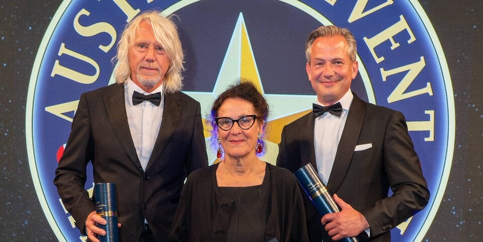 Ewald Tatar, Elisabeth Schweeger und Martin Brezovich  