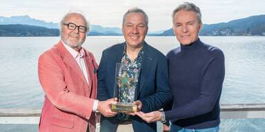 Hans-Werner Fr&ouml;mmel, Fritz Strobl und Alfons Haider