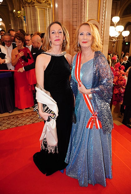 Doris Bures (r.) mit ihrer Tochter Bettina (l.)