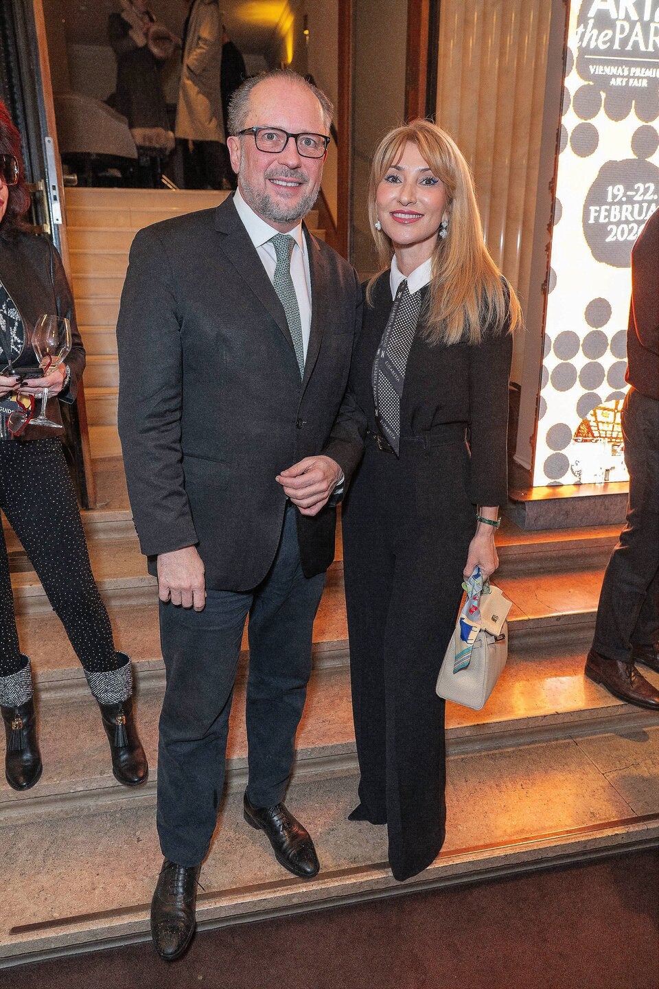 Alexander Schallenberg mit Donka Angatscheva.