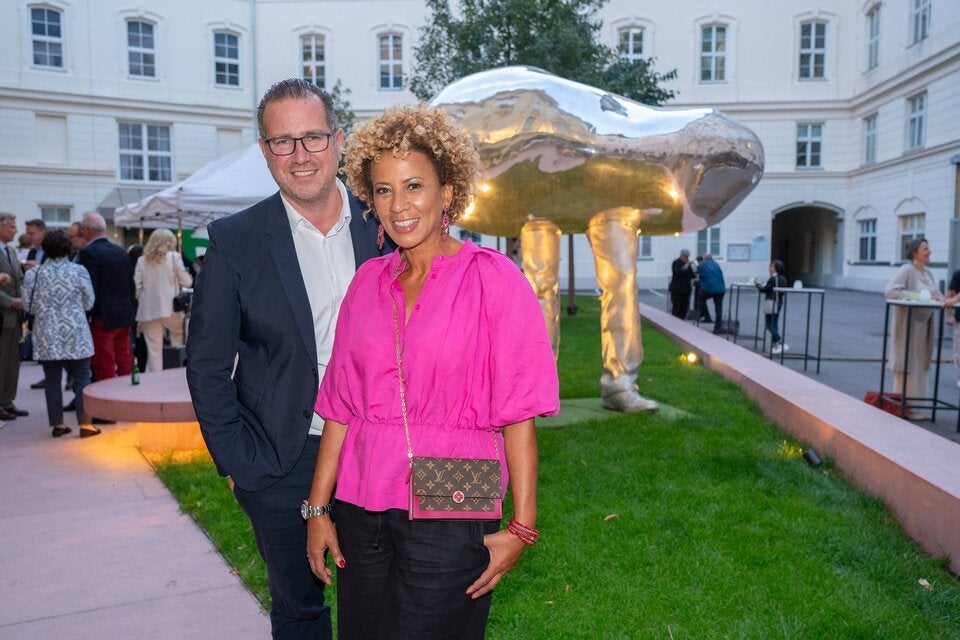 Florens Eblinger und Arabella Kiesbauer